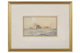 Untitled by William Minshall Birchall, 1917, watercolour, offered Aug 2022