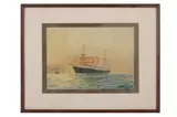 Untitled by John Charles Allcot, watercolour, offered Aug 2022