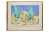 Untitled by Nicholas Helly-Hutchinson, watercolour, offered Aug 2022