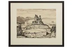 Untitled by Adam Bruce Thomson, 1937, ink, offered Aug 2022
