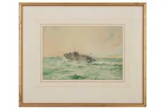 Untitled by William Minshall Birchall, 1918, watercolour, offered Aug 2022