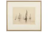 Untitled by Norman Wilkinson, etching, offered Aug 2022