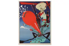 Untitled by Gerald Scarfe, lithograph, offered Aug 2022