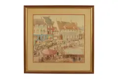 Untitled by Edith Mary Garner, watercolour, offered Jul 2022