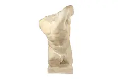 After the antique, a large sculpture of a torso by Pure White Lines, sculpture, offered Jul 2022