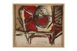 Untitled by John Milnes-Smith, oil on card, offered Jul 2022