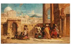 Untitled by William James Müller, oil on canvas, offered Jul 2022