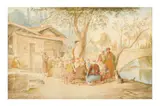 Untitled by Johann Michael Wittmer, watercolour, offered Jul 2022