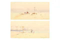 Untitled by Godwin Bennett, watercolour, offered Jul 2022