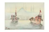 Untitled by Ahmet Fazil Aksoy, watercolour, offered Jul 2022