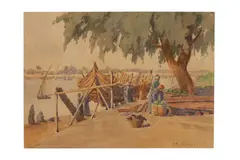 Untitled by Ella Spicer, watercolour, offered Jul 2022