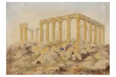 Untitled by William Page, watercolour, offered Jul 2022