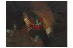 Untitled by Denis Bowen, oil on board, offered Jul 2022