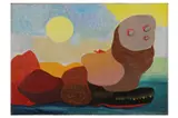 Untitled by Grace Pailthorpe, oil on canvas, offered Jul 2022