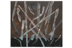Untitled by John Milnes-Smith, oil on paper, offered Jul 2022