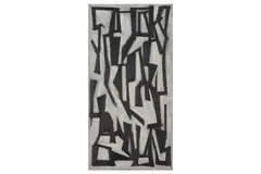 Untitled by Leo Davy, 1952, oil on board, offered Jul 2022