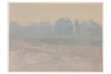 Untitled by Bernard Myers, oil on paper, offered Jul 2022