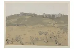 Untitled by Bernard Myers, oil on paper, offered Jul 2022