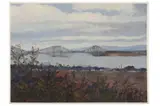 Untitled by Bernard Myers, oil on paper, offered Jul 2022