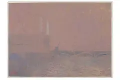 Untitled by Bernard Myers, oil on paper, offered Jul 2022
