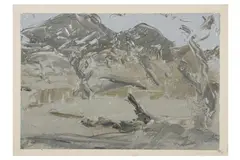 Untitled by Bernard Myers, oil on paper, offered Jul 2022