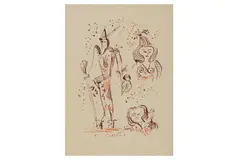 Untitled by Cecil Collins, ink, offered Jul 2022