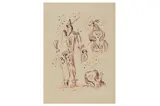 Untitled by Cecil Collins, ink, offered Jul 2022