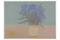 Untitled by Bernard Myers, oil on paper, offered Jul 2022