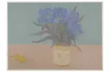 Untitled by Bernard Myers, oil on paper, offered Jul 2022