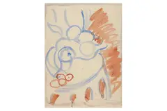 Untitled by Matthew Smith, watercolour, offered Jul 2022