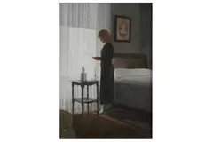 Untitled by Peter Kelly, oil on canvas board, offered Jul 2022