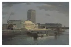 Untitled by Eric William Thorp, oil on board, offered Jul 2022