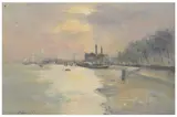 Untitled by Ian Houston, 1997, oil on canvas board, offered Jul 2022