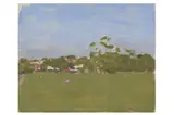 Untitled by Danny Markey, oil on board, offered Jul 2022