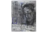 Untitled by Danny Fox, oil and charcoal on canvas, offered Jul 2022