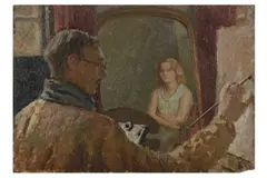 R.a. (1904-1966) by Edward Le Bas, oil on board, offered Jul 2022