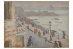 R.a. (1904-1966) by Edward Le Bas, oil on board, offered Jul 2022