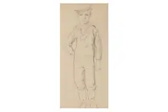 Untitled by William Orpen, oil, offered Jul 2022