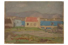 R.a. (1904-1966) by Edward Le Bas, oil on board, offered Jul 2022