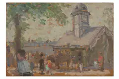R.a. (1904-1966) by Edward Le Bas, oil on board, offered Jul 2022