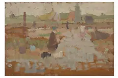 R.a. (1904-1966) by Edward Le Bas, oil on board, offered Jul 2022
