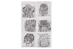 R.a. (1920-2014) by Alan Davie, ink on paper, offered Jul 2022