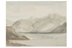 Untitled by Allen Freer, ink and watercolour, offered Jul 2022