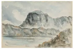 Untitled by Allen Freer, ink and watercolour, offered Jul 2022