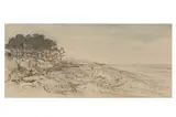 Untitled by Allen Freer, ink and watercolour, offered Jul 2022