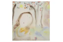 Untitled by Dora Holzhandler, pencil and watercolour, offered Jul 2022