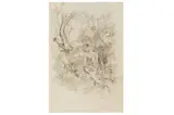 Untitled by Allen Freer, ink and watercolour, offered Jul 2022