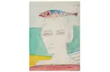R.a. (1942-2013) by John Bellany, pencil and watercolour, offered Jul 2022
