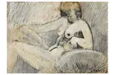 Untitled by Geoffrey Key, pencil, offered Jul 2022