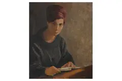 Untitled by Ernest Neuschul, oil on canvas, offered Jun 2022
